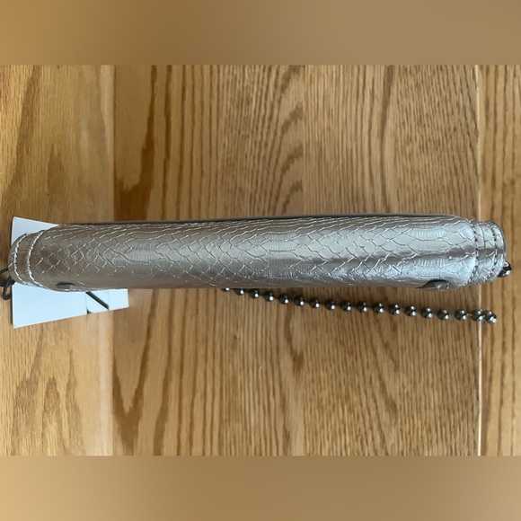 ZARA Silver Textured Crossbody with Bead Chain - Picture 6 of 13